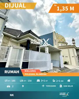 Dijual Rumah Minimalis Harga Bawah Pasar di Polehan Malang