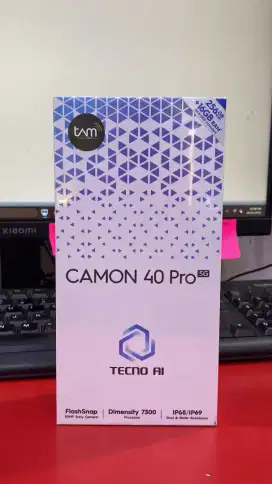Tecno Camon 40 Pro 5G 8/256gb garansi resmi 1 tahun, limited stock ya