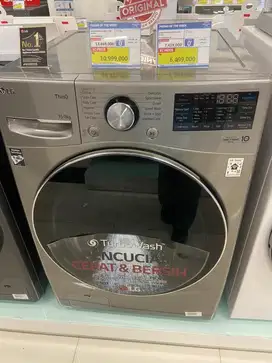 LG WM FRONT LOADING 15kg SILVER