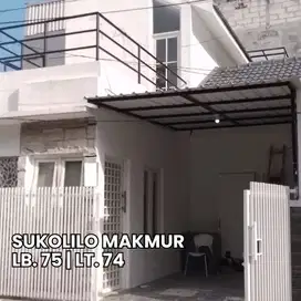 Disewakan Rumah Baru Renov di Jl Sukolilo Keputih Surabaya