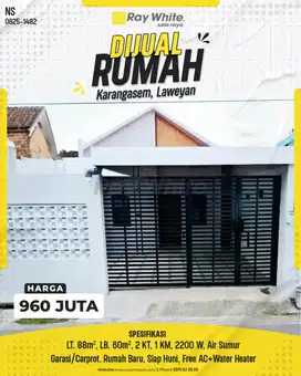 Rumah Baru di Karangasem, Laweyan, Surakarta