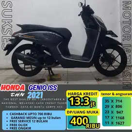 HONDA GENIO ISS 2021 bisa cash dan kredit