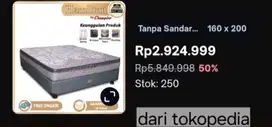 Kasur springbed komplit 2 lapis