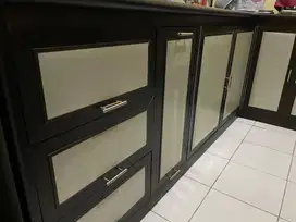 Meja Granit Kitchen Set Letter L