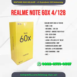 REALME NOTE 60X 4/128 GB - BARU - GARANSI RESMI REALME