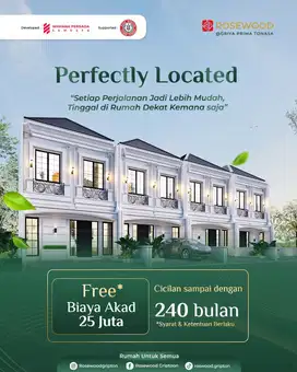 RUMAH SYARIAH DEKAT POROS PERINTIS