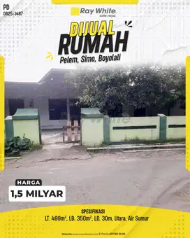 Rumah Luas di Pelem, Simo, Boyolali