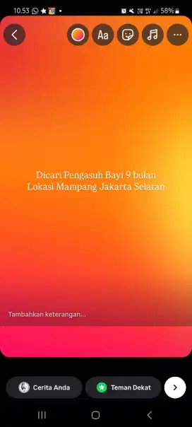 Di cari Pengasuh Bayi