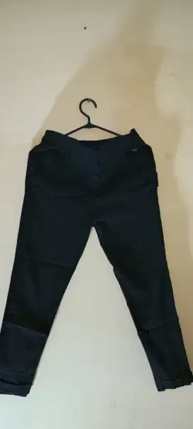 Celana chino bahan Stretch untuk perempuan