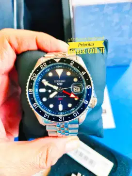 Seiko 5 Sports SSK003 GMT Batman Blueberry Dial All Original Fullset