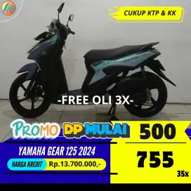 DP500RIBU ANGSURAN SANGAT RINGAN YAMAHA GEAR 125 2024 SEKEN BERGARANSI