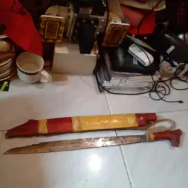 Parang Mandau  traditional kalimantan tajam bilahnya ukuran 60cm
