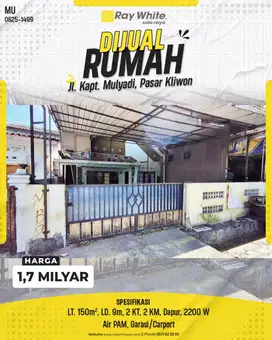 Dijual Rumah di Jalan Kapt. Mulyadi, Lokasi Emas di Jantung Kota Solo!