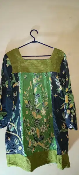 Atasan bahan corak batik babydoll