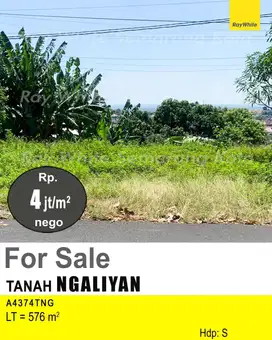 DIJUAL TANAH DI NGALIYAN A4374