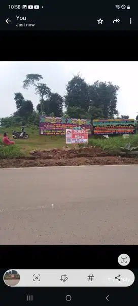 Dijual kavling tepi jalan Lampung cck buat usaha  luas tanah 5430 m2