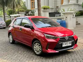 (Cash) Agya 1.2 G CVT 2024 Merah Pajak9/25 Km13rb Asli Record