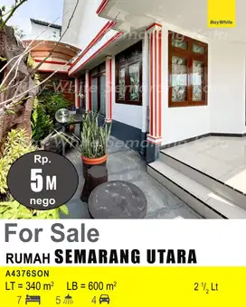 DIJUAL RUMAH DI SEMARANG UTARA A4376