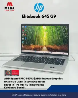 HP Elitebook Ryzen 5 Ram 16/512 Laptop Desain Gaming Mulus Terawat