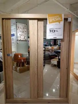 NAURA 2 DRS SLDG WD WARDROBE