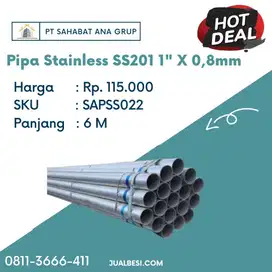 Pipa Stainless SS201 1 X 0,8mm