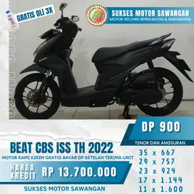 ORDER LANGSUNG HONDA BEAT DELUXE CBS ISS TH 2022 , CASH ATAU KREDIT
