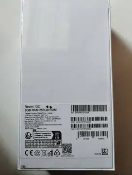 Hp xiomi redmi 13C garansi 1 tahun belum d buka