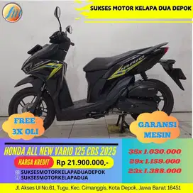 HONDA ALL NEW VARIO 125 CBS 2025 CASH/KREDIT SYARAT MUDAH KTP/KK