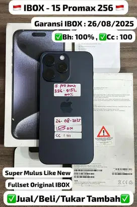 iphone 15promax 256gb second ibox