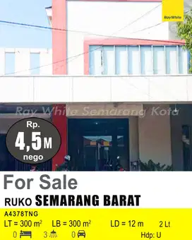 DIJUAL RUKO DI SEMARANG BARAT A4378