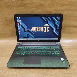 Laptop Gaming Hp Pavilion Core i7 Gen 6 Ram 16GB Dual VGA Bonus Mouse