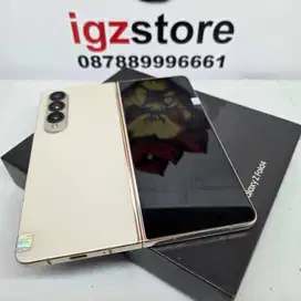 Samsung Z Fold 4 Beige Gold 256 SEIN Mulus 99% like new FULLSET ORI No