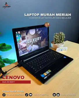 LAPTOP LENOVO G40 30 80FY CELERON N2840 SSD 120GB RAM 2GB SECOND