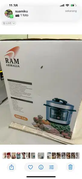 Alat elektrik presto RAM ARMALIA RA001