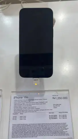 CICILAN IPHONE 16E BUNGA RENDAH S/D 0%
