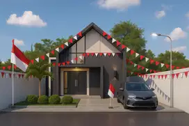 RUMAH DEPOK DEKAT JALAN RAYA DAN STASIUN KRL