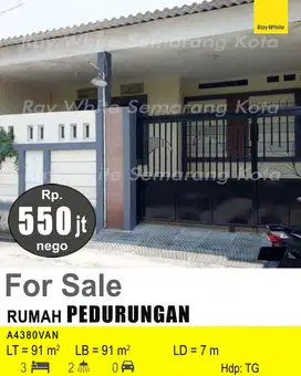 DIJUAL RUMAH DI PEDURUNGAN A4380