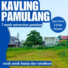 TANAH KAVLING PAMULANG, 6 MENIT KE UNIVERSITAS PAMULANG