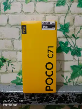 Poco C71 4/128 GB Baru Garansi Resmi Segel