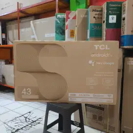 TCL ANDROID TV 43INCH PROMO TERBATAS BISA KREDIT TANPA DP