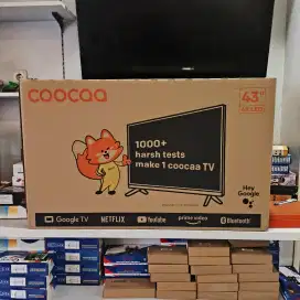 COOCAA GOOGLE TV 43INCH 4K UHD PROMO TERBATAS BISA KREDIT TANPA DP