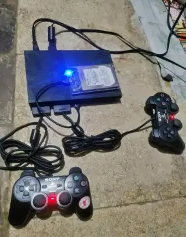 Gaduh PS2 slim hardisk 60GB tinggal main aja