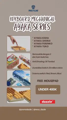 Keyboard mechanical Ayaka Series