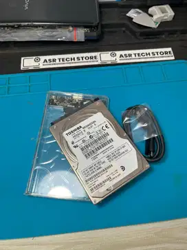 Harddisk Eksternal Toshiba 500Gb sudah include dengan Casing harddisk