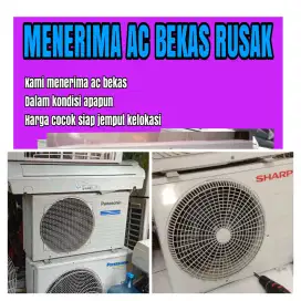 Terima ac bekas rusak