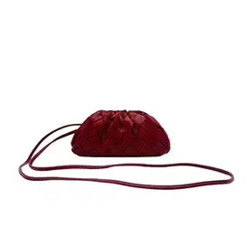Bottega Veneta Interciatto Nano Bag - Bordeaux