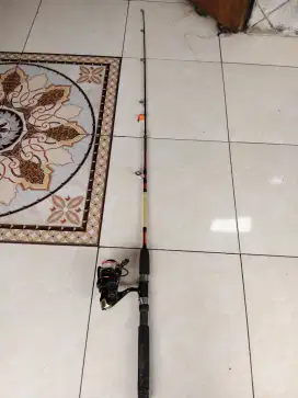 Joran 1 set, tinggal pakai spek harian bawal