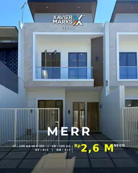 Rumah Baru 2 Lantai, Bagus & Strategis, Selangkah dari Merr, SBY