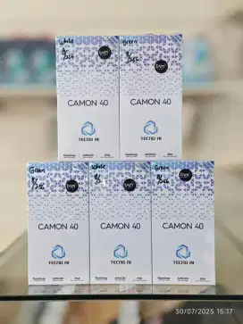 Tecno Camon 40 8/256 Original Garansi Resmi