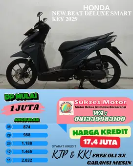 HONDA NEW BEAT DELUXE SMARTKEY 2025